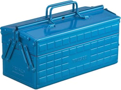shiny blue trusco toolbox