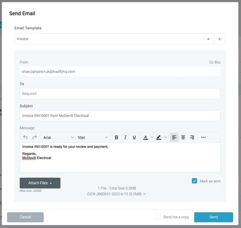 Attaching-an-EICR-to-a-Tradify-Invoice