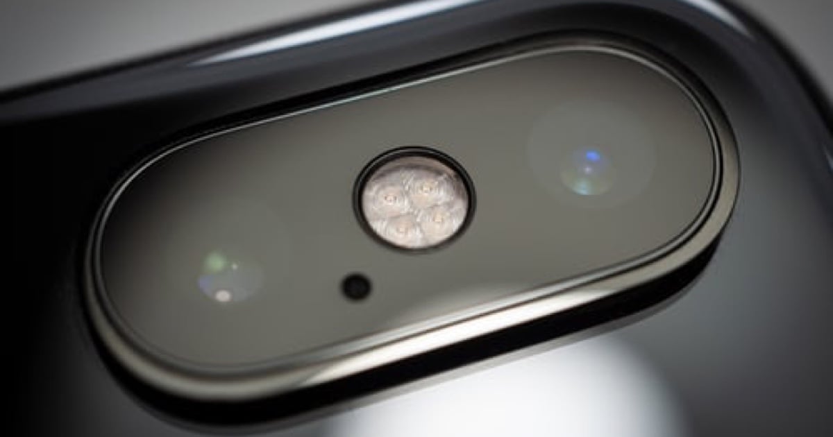 close up of a smartphone camera