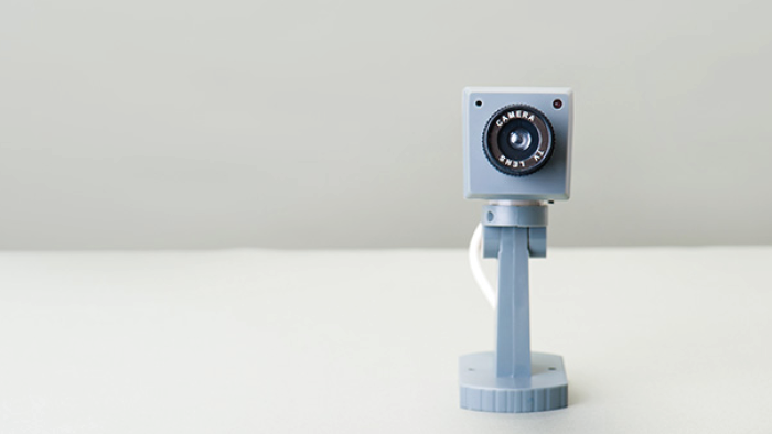 image of a small security camera
