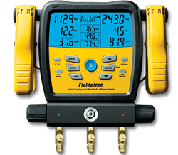 Field piece digital manifold gauge