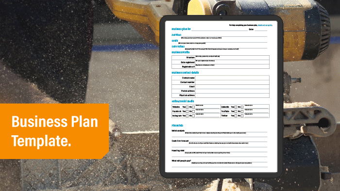 Download free Business Plan for Tradespeople