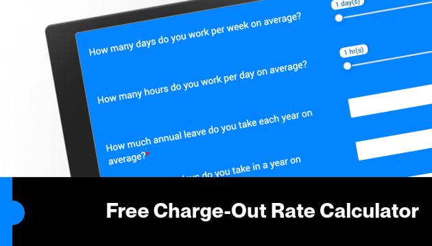 Charge Out Rate Calculator link