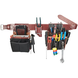 Rack-A-Tiers 43243 Electrician's Bag/Belt Combo; Large