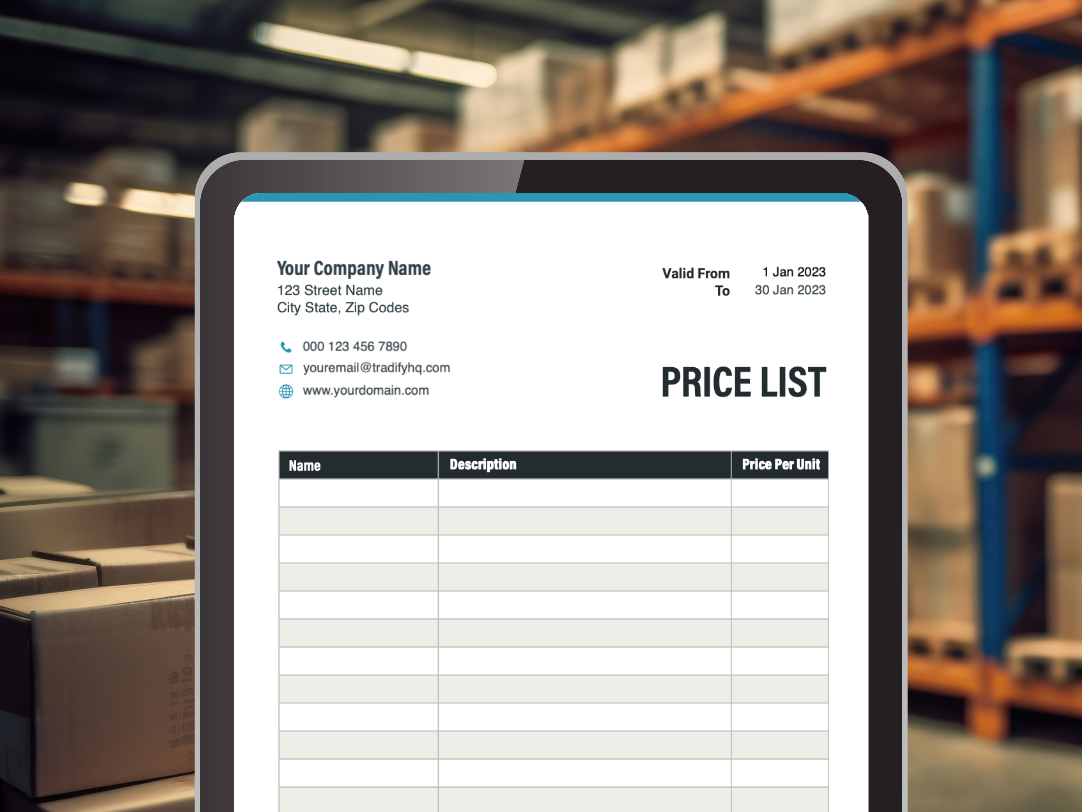 Electrical Price List Template Free PDF Tradify™ Electrical Price List Template Free PDF Tradify™