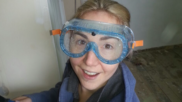 mat_amy_amy wearing snorkelling goggles