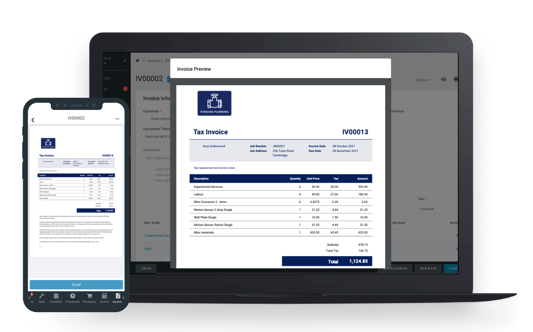 Invoice template